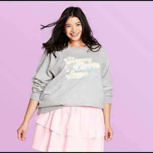 Sweatshirt - Stoney Clover Lane x Target Gray PLUS SIZE NWT